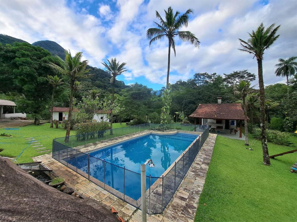 Paradisiaco, Piscina E Churrasqueira Em Guapimirim Bagian luar foto